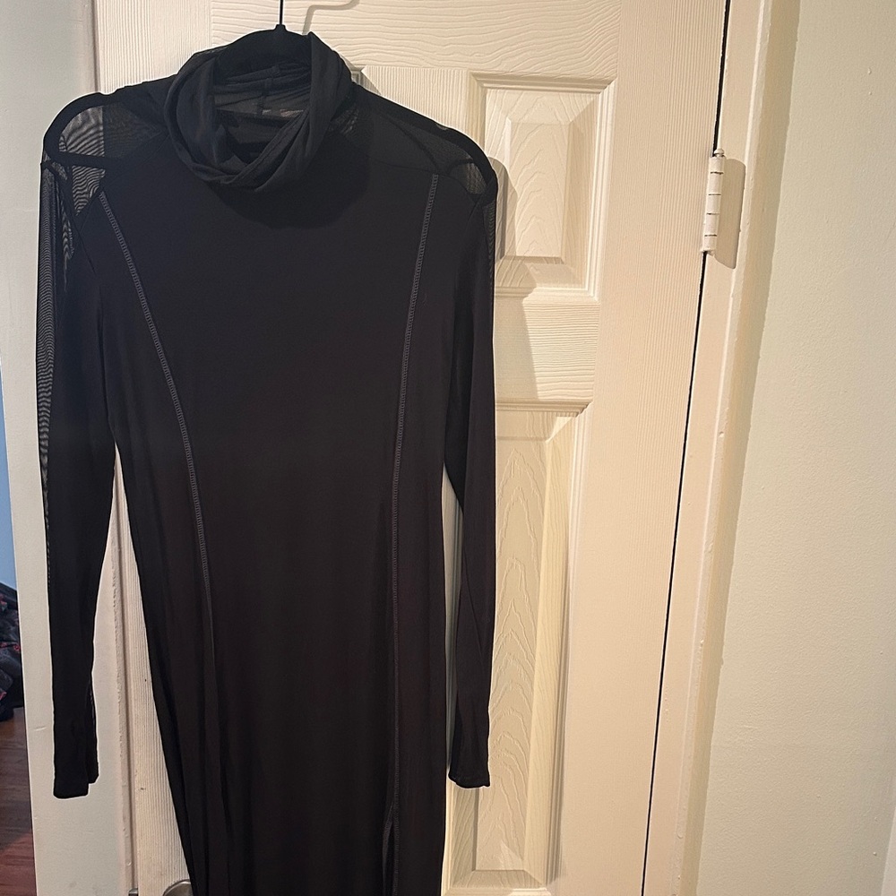 Killstar Elegant Black Long Sleeve Dress